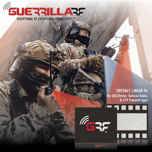 Guerrilla RF GRF5847 linear PA module press release graphic